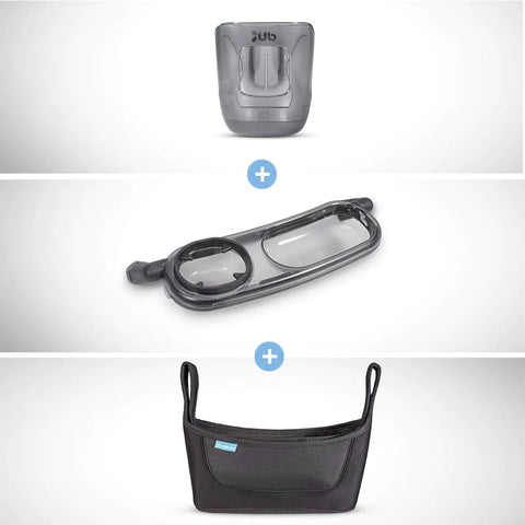 UPPAbaby VISTA & CRUZ Accessory Bundle (Cup Holder, Snack Tray, Parent Carry-All)