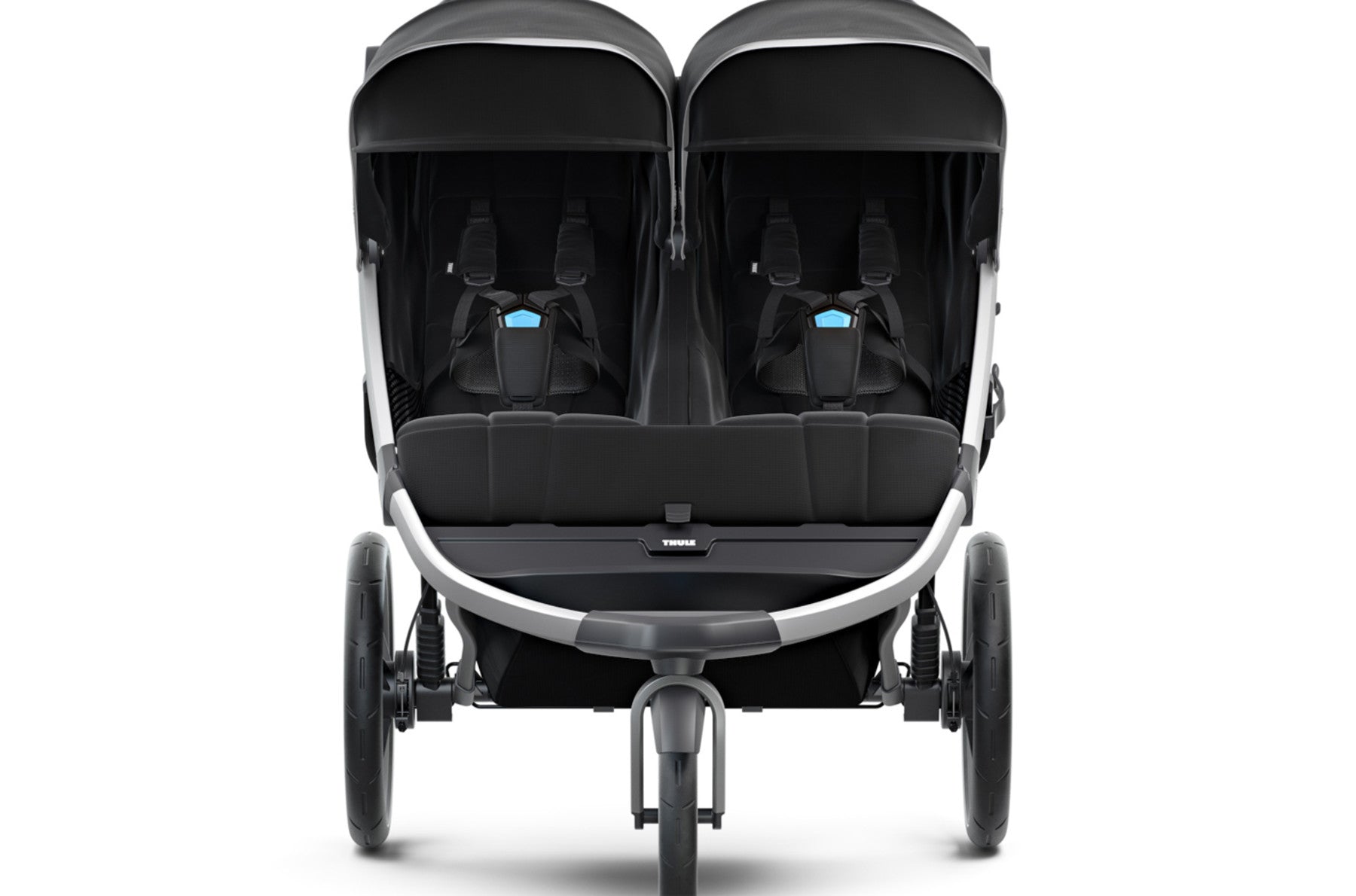 urban glide 2 double jogging stroller Thule Urban Glide 2-Double Jogging Stroller, Black/Silver
