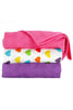 Tula Rainbow Hearts Avery Blankets - 3 Pack