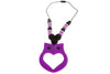 4babyNme Purple Owl Teething Necklace