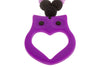 4babyNme Silicone Teething Necklace - Owl Purple