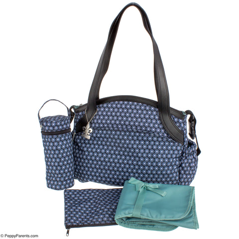 Kalencom Bellissima Diaper Bag - Fantasia Geo - PeppyParents.com
