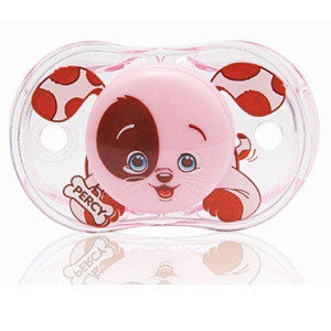 Keep-it-Klean Pacifier by RazBaby - Pink Puppy