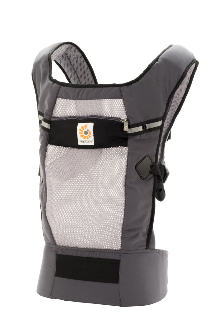 ergobaby grey performance carrier Ergobaby Performance Ventus Baby Carrier Graphite