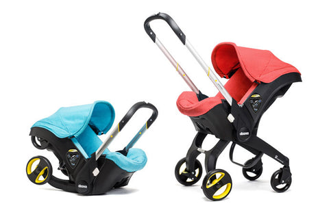 Doona Car Seat Stroller - Folded and Upright