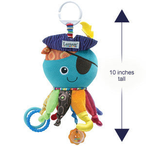 Lamaze Captain Calamari Soft Clip Toy for Baby - PeppyParents.com
