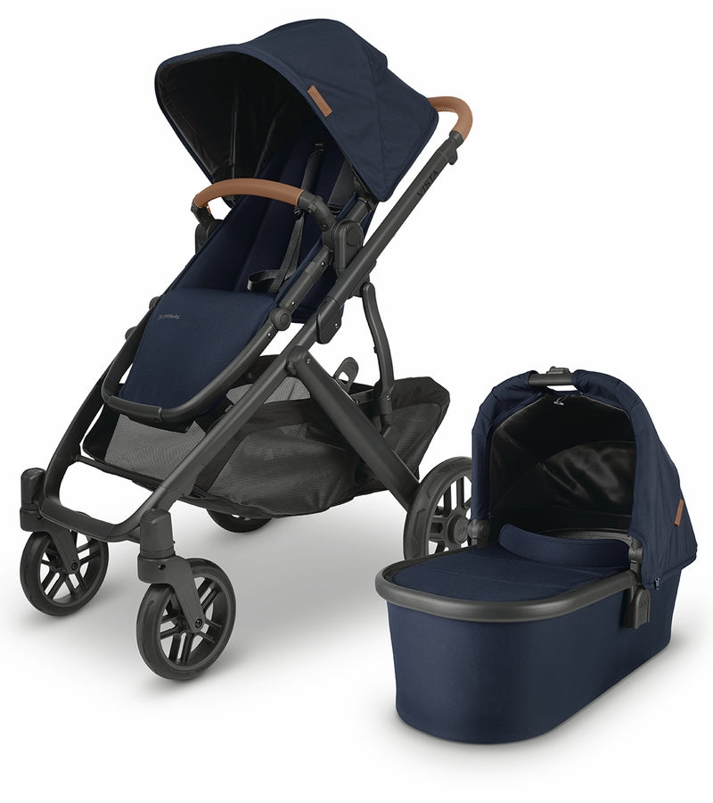 uppababy vista length UPPAbaby VISTA V2 Pram With Bassinet Navy (Noa)